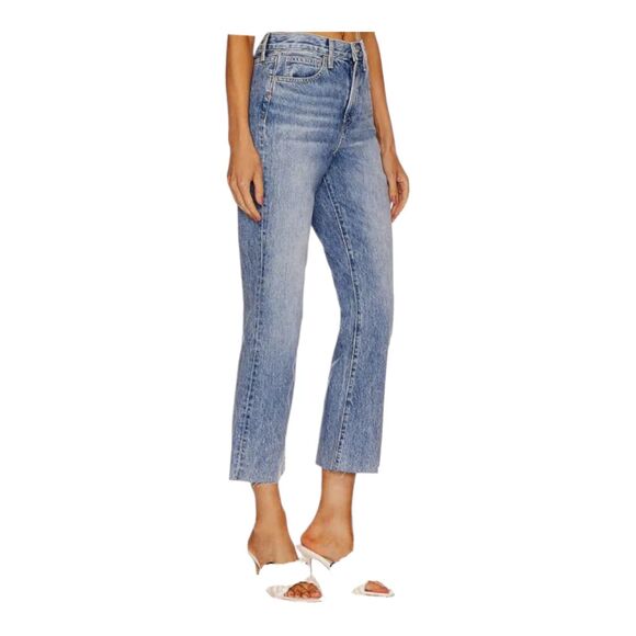 NWT Veronica Beard Carly Kick-Flare Rigid High Rise Jean in Pebble Stone Size 28 - Picture 1 of 10